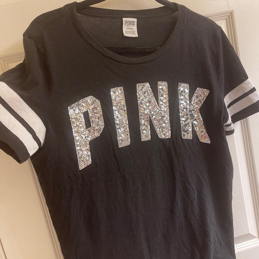 PINK sequin top